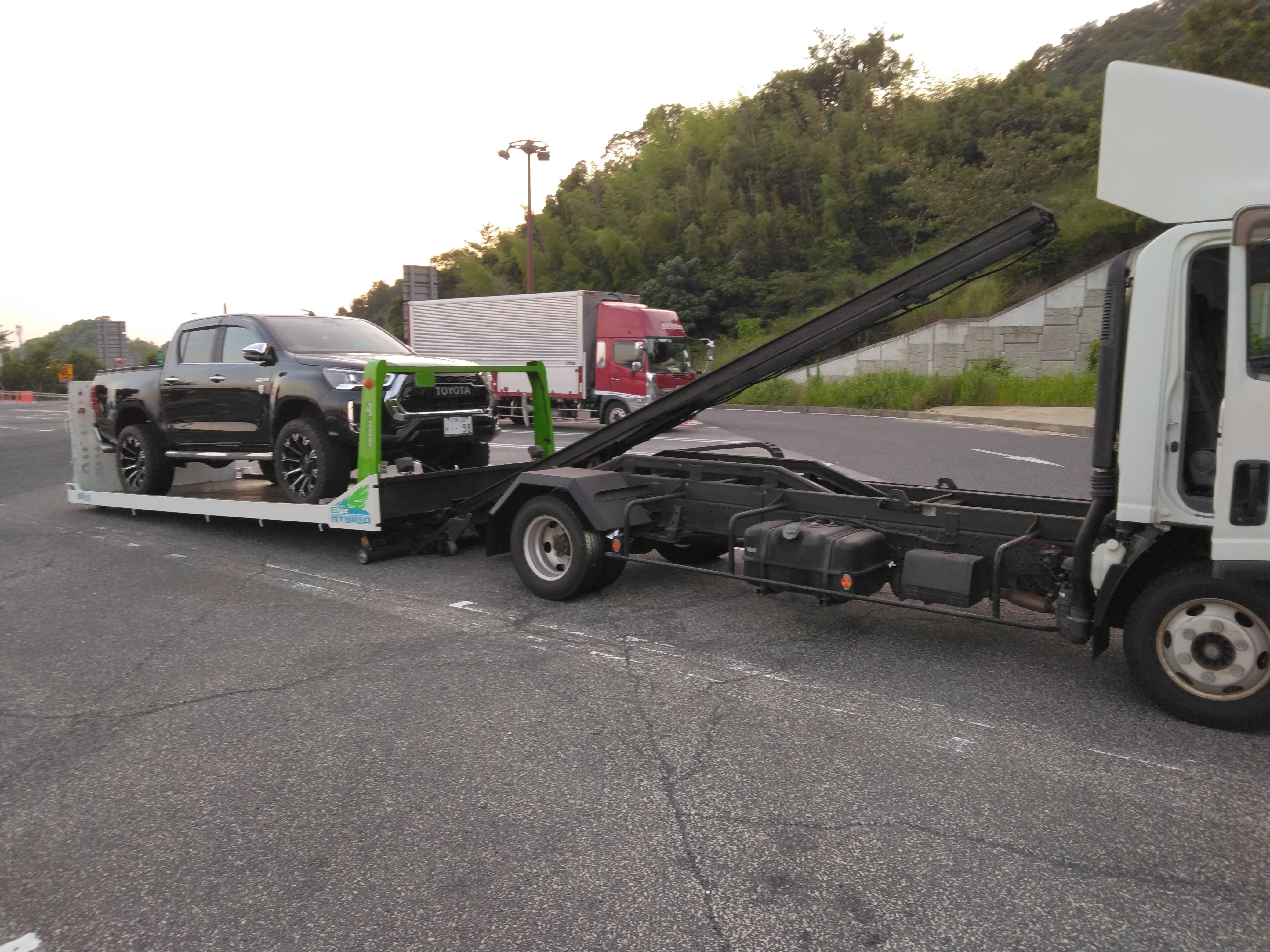 自社レッカーもありますよ！