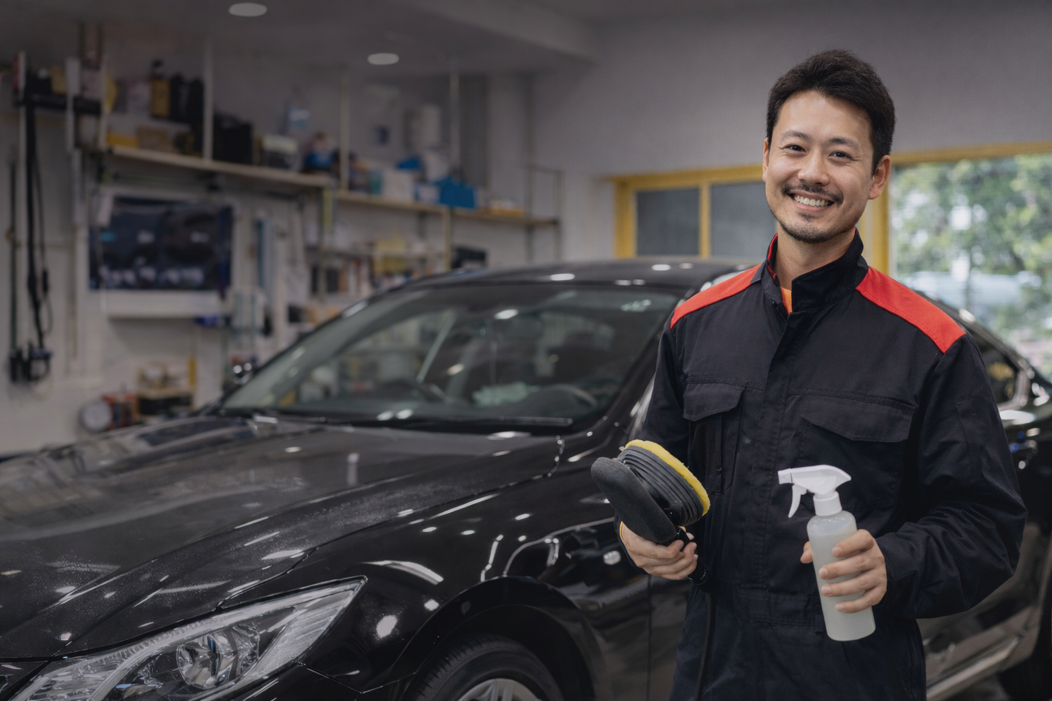 大切な車の磨き対応はお任せ！