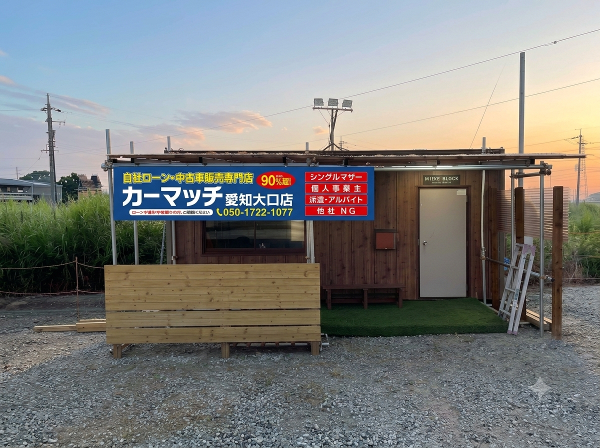 カーマッチ愛知大口店 店舗外観
