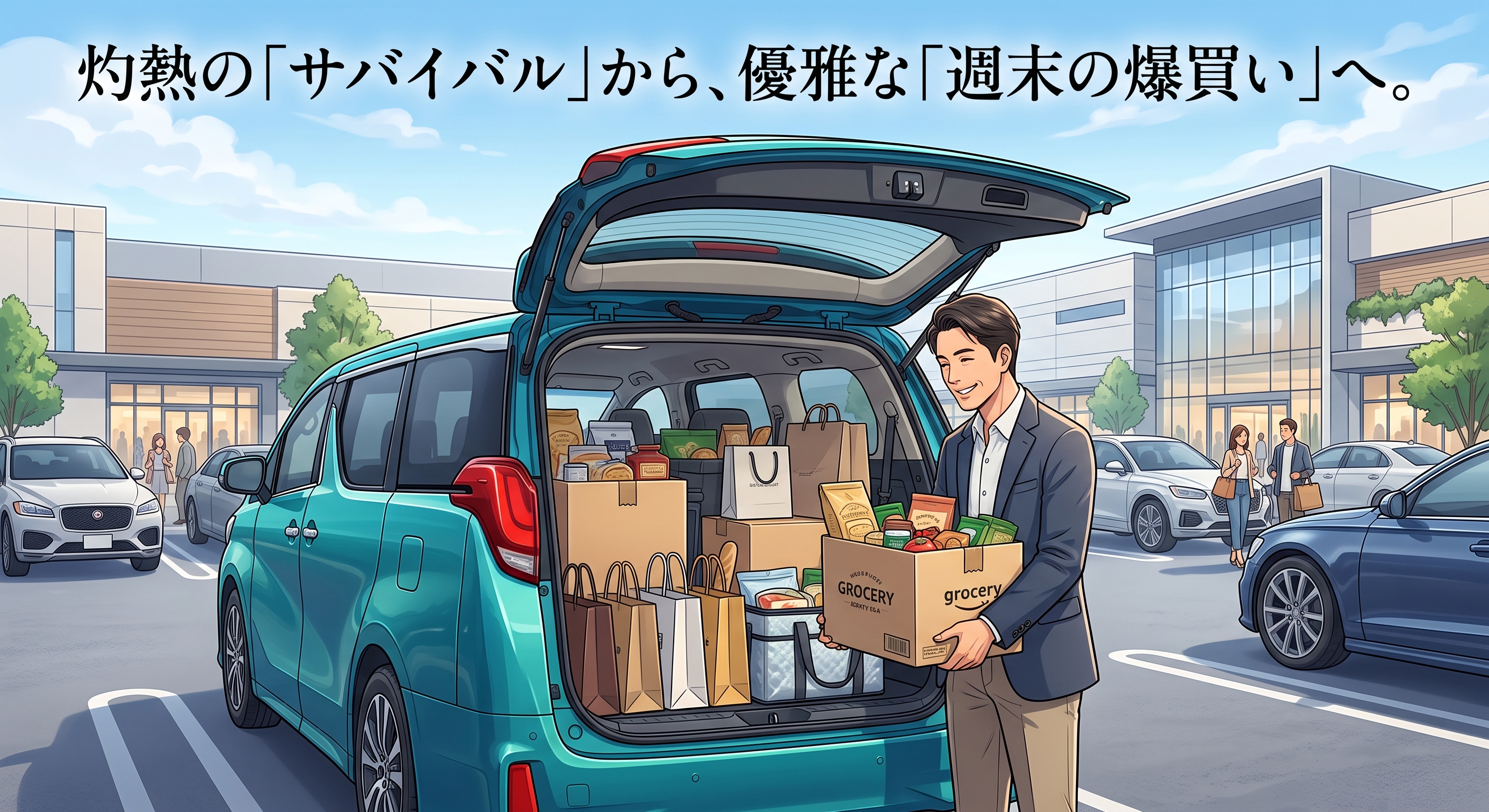 過酷な買い出しから解放！自社ローンで手に入れる優雅な週末のまとめ買い