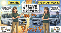 【本音で比較】「新車の軽」vs「中古の普通車」同じ予算ならどっちが幸せになれる？