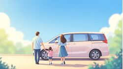家族で乗れるミニバン（ファミリーカー）の自社ローン納車エピソード