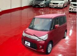 スペーシアカスタム☆プッシュスタート✿社外ナビ♪