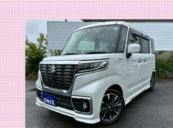 スペーシアカスタム【HYBRID XSターボ】車検2年付