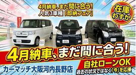 4月 納車 間に合う, 3月後半 車 購入, 軽自動車 即納 大阪, N-BOX 中古車 河内長野, ライフDIVA 中古車, ワゴンR 自社ローン, ローン審査 期間 3月, 車 買い替え 4月, カーマッチ, 大阪 中古車 自社ローン, 河内長野市 車屋, 住民票のみ 軽自動車