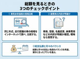 総額を見るときの3つのチェックポイント