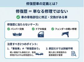 修復歴車の定義