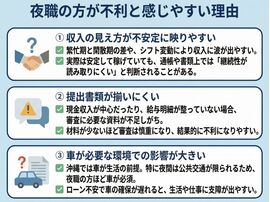 夜職の方が不利と感じやすい理由