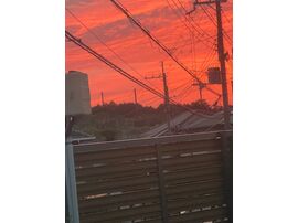 夕焼け　河内長野市