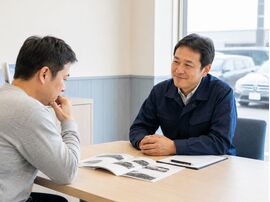 相談する男性