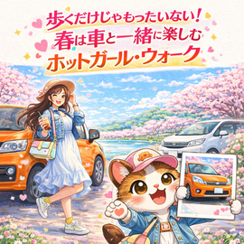 ホットガールウォーク, 春コーデ, ドライブコーデ, 車のある生活, おしゃれドライブ, 中古車, 自社ローン, カーマッチ河内長野店, 春ドライブ, SNS映え