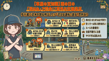 雨の日の「泥はね」で罰金！？意外と知らない「泥はね運転」の落とし穴