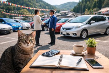 岐阜で自社ローン・中古車販売・車買取を相談できるカーマッチ岐阜美濃加茂店のイメージ