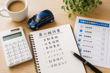 車を買った後はいくらかかる？購入前に知っておきたい車の維持費