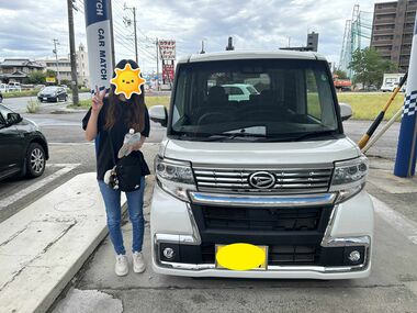 三重　自社ローン　軽自動車　タント　ブラック　OK