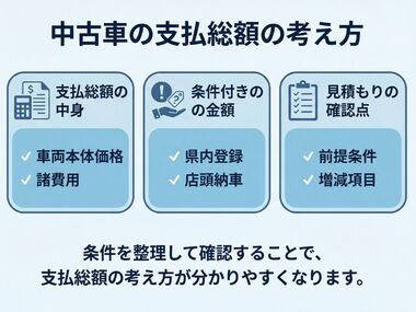 中古車の支払総額