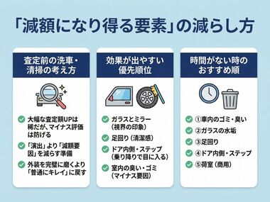減額になりうる要素の減らし方