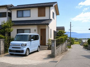 淡路島で車が