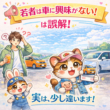 Z世代 車離れ 若者の本音 初めての車 中古車購入 自社ローン ローン不安 河内長野中古車 カーマッチ大阪河内長野店 Z世代 車離れ 若者の本音 初めての車 中古車購入 自社ローン ローン不安 河内長野中古車 カーマッチ大阪河内長野店
