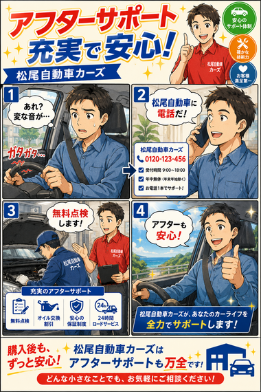カーマッチ アフターサポート充実で安心 松尾自動車カーズ