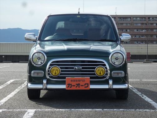 国産車 ダイハツ ミラジーノ 軽カスタム車 レトロ可愛い 車検r4年6月まで 自社ローン専門 中古車販売 カーマッチ