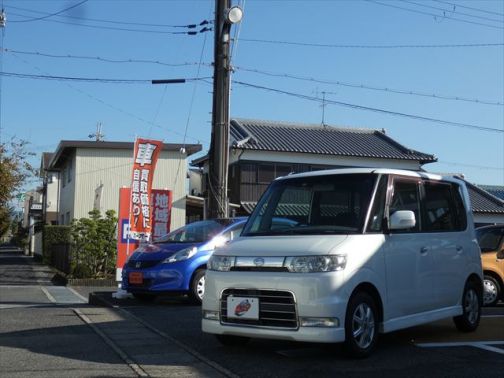 国産車 ダイハツ タントカスタム 車検r4年3月まで残ってます 自社ローン専門 中古車販売 カーマッチ