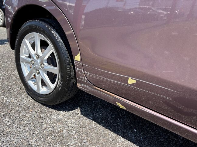 板金塗装してから納車致します！工賃込みの金額になります。