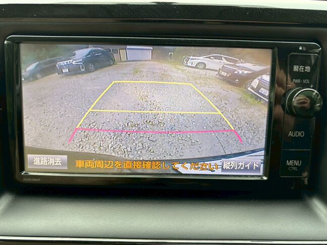 バックカメラ付き！後方確認も安心！