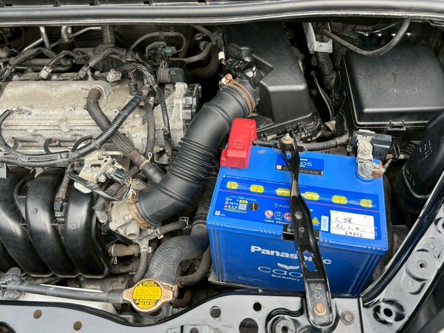 走行距離約12万キロですが、手入れされている綺麗なエンジンルーム！