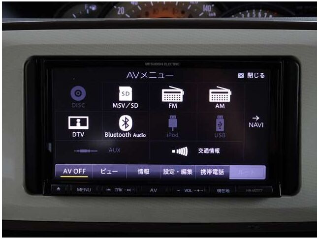 【Bluetooth接続対応】お好きな音楽をお楽しみいただけます♪フルセグTV、CD・DVD再生も可能です。