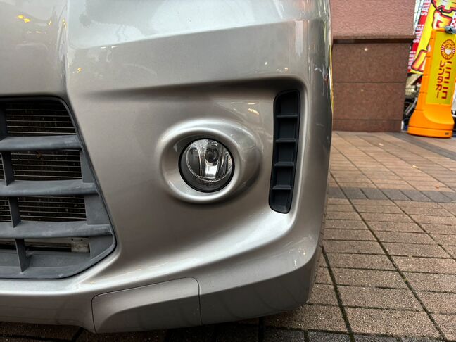 フォグランプも綺麗な状態が保たれています！視界の悪い霧などでも安心して走行いただけます【スペーシアカスタム】