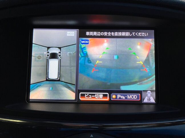 360°カメラ付なのでバックの時や駐車する時も安心です